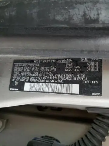2013 VOLVO XC60 T6  