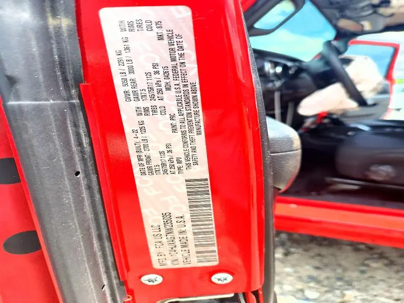 2022 JEEP WRANGLER SPORT  