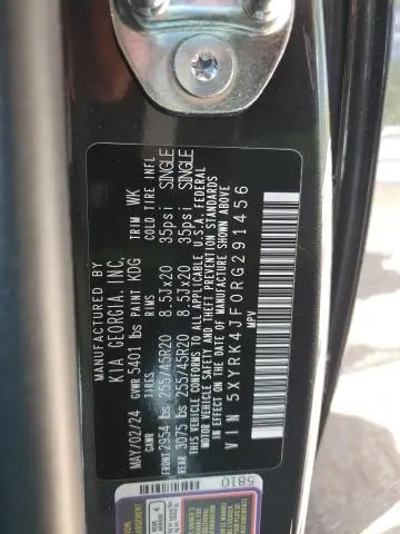 2024 KIA SORENTO SX  