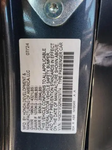 2024 HONDA ACCORD EX  