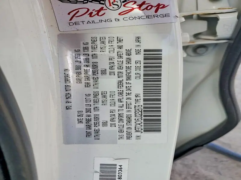 2018 MAZDA CX-9 TOURING  