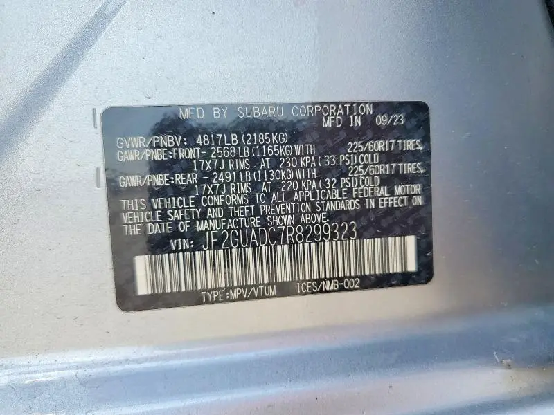 2024 SUBARU CROSSTREK PREMIUM  