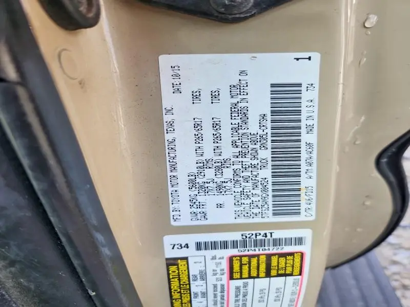 2016 TOYOTA TACOMA TRD SPORT  