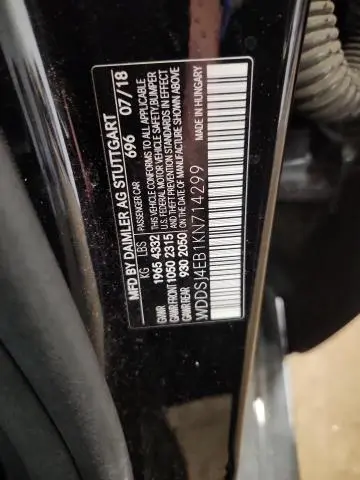 2019 MERCEDES-BENZ CLA 250  