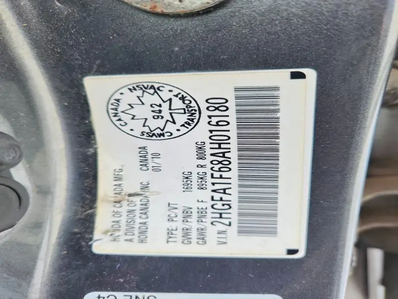 2010 HONDA CIVIC LX-S  