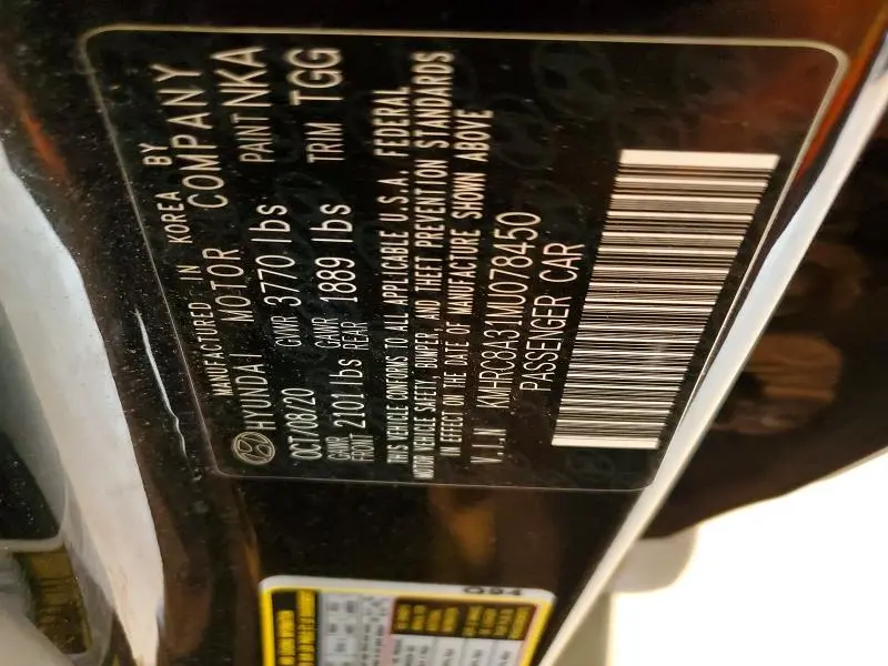 2021 HYUNDAI VENUE SEL  