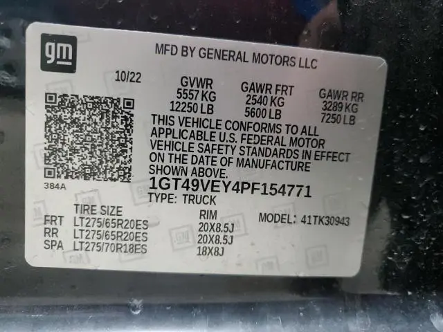 2023 GMC SIERRA K3500 AT4  