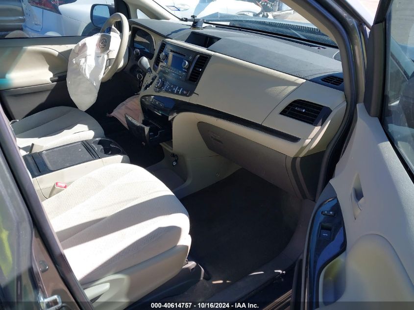 2014 TOYOTA SIENNA LE V6 8 PASSENGER