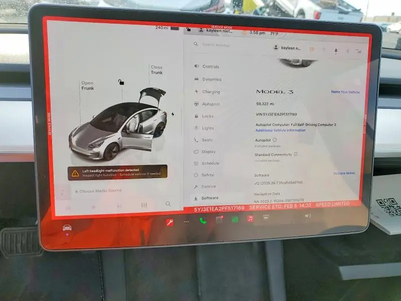 2023 TESLA MODEL 3   