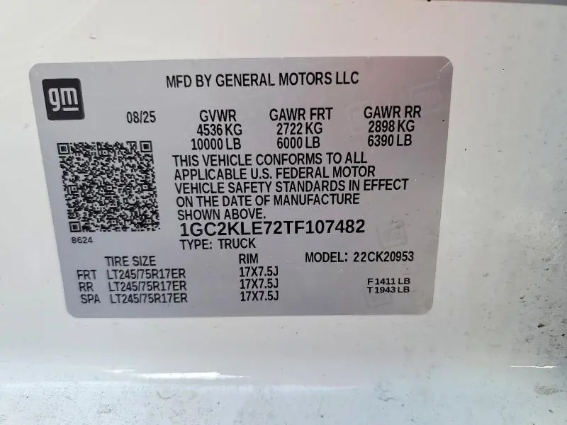 2026 CHEVROLET SILVERADO K2500 HEAVY DUTY  