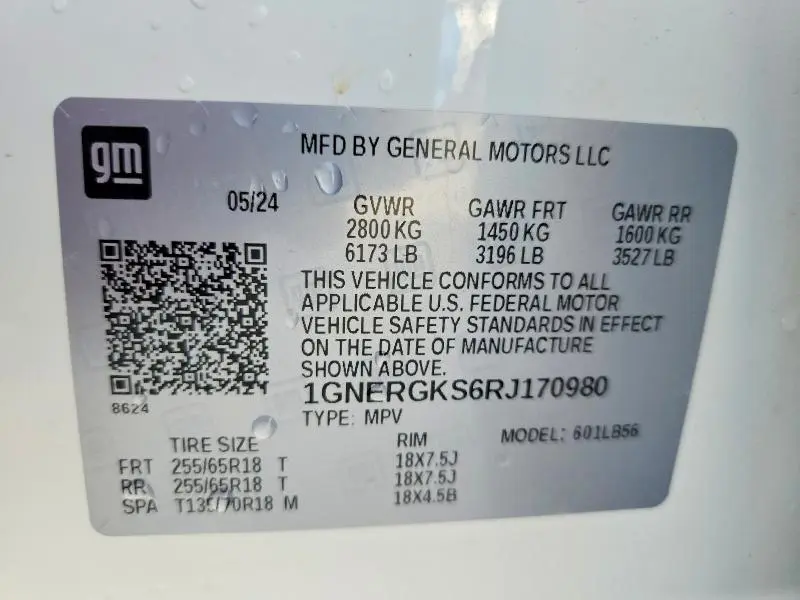 2024 CHEVROLET TRAVERSE LT  