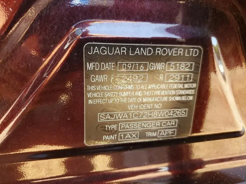 2017 JAGUAR XJ   