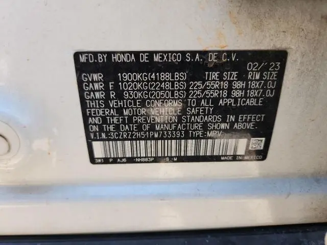 2023 HONDA HR-V SPORT  