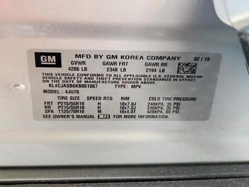 2019 BUICK ENCORE PREFERRED  