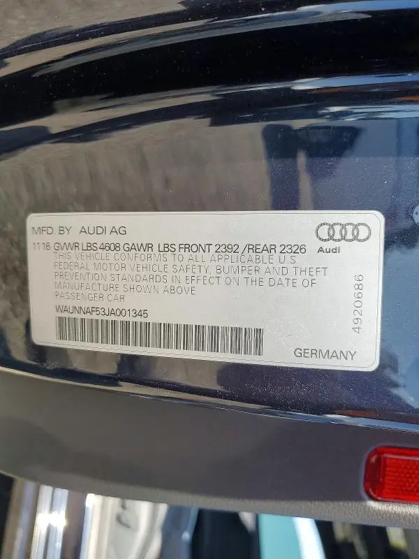 2018 AUDI A5 PREMIUM  