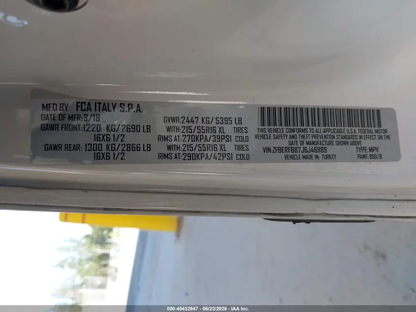 2018 RAM PROMASTER CITY TRADESMAN SLT