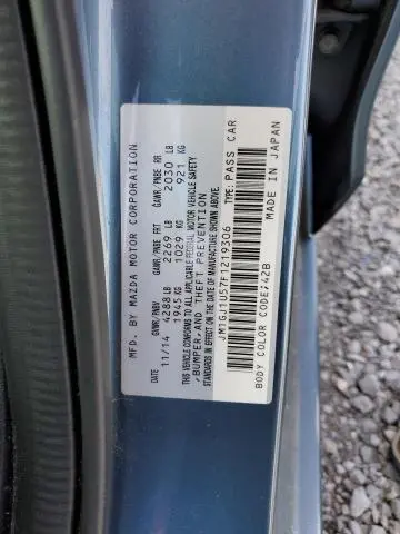 2015 MAZDA 6 SPORT
