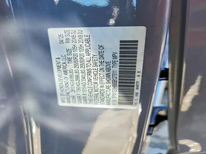 2025 HONDA PILOT ELITE  