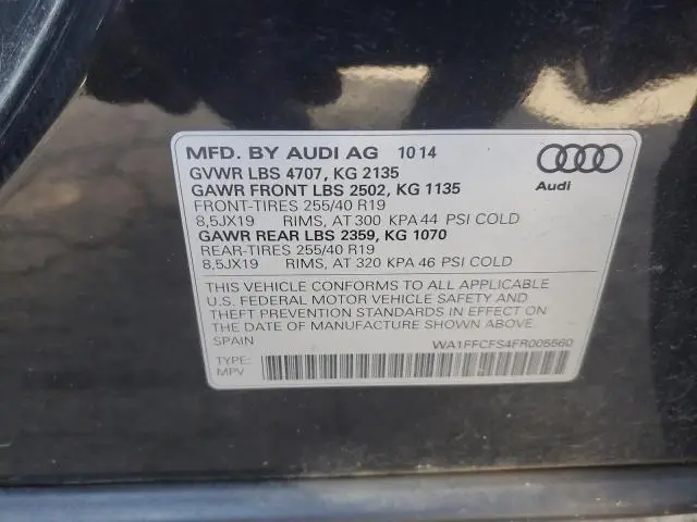 2015 AUDI Q3 PRESTIGE  