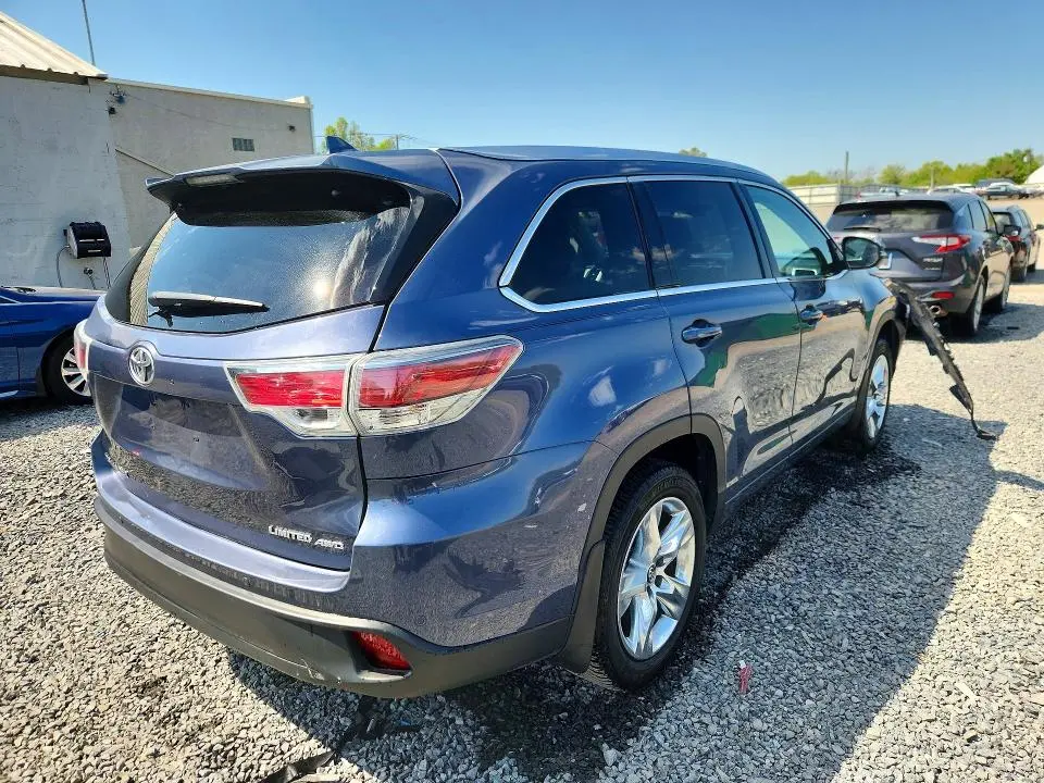 2016 TOYOTA HIGHLANDER LIMITED PLATINUM  