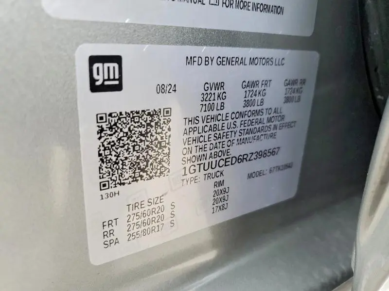 2024 GMC SIERRA K1500 ELEVATION  