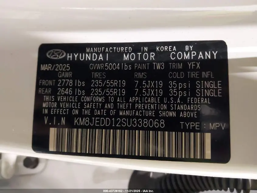 2025 HYUNDAI TUCSON HYBRID LIMITED