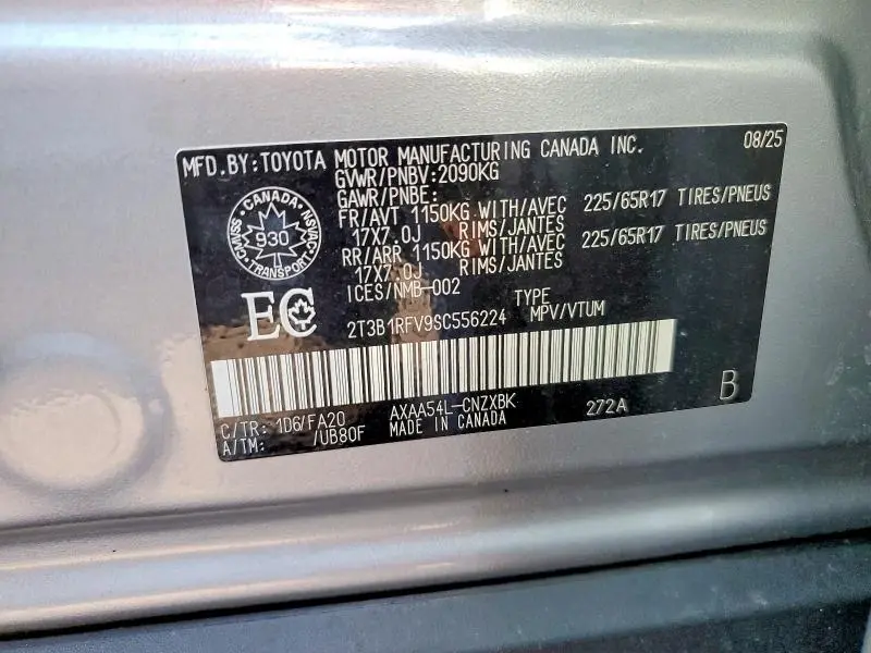 2025 TOYOTA RAV4 LE  