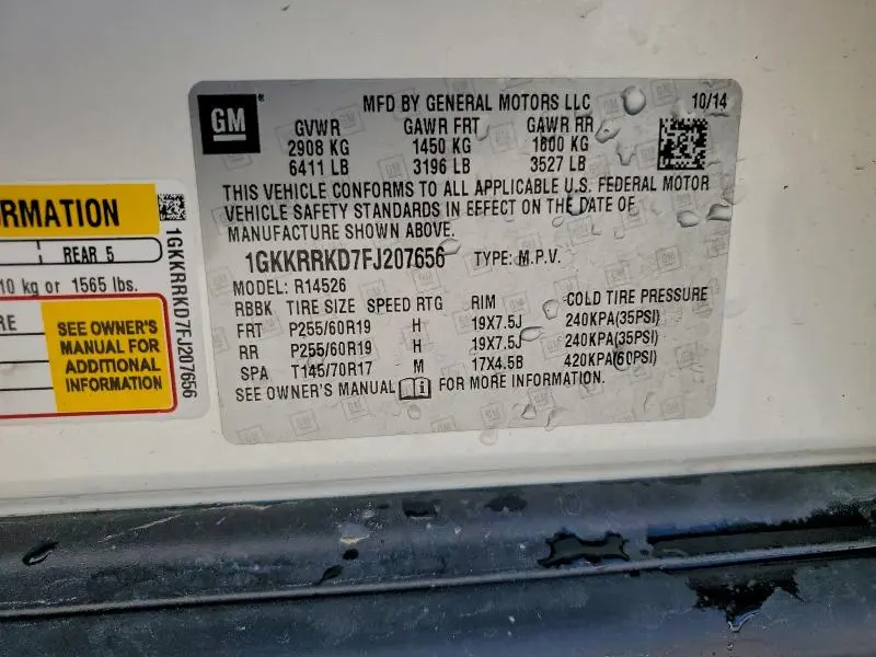 2015 GMC ACADIA SLT-1  