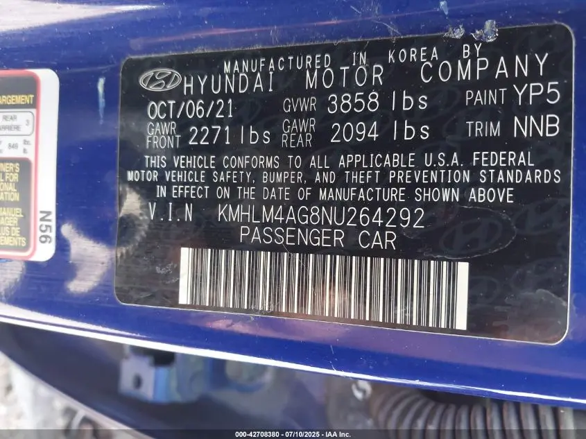 2022 HYUNDAI ELANTRA SEL