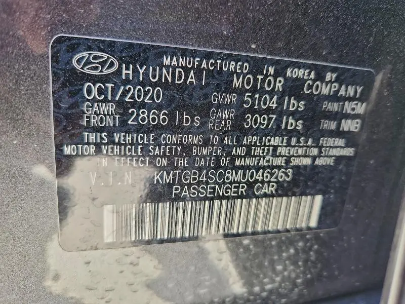 2021 GENESIS G80 BASE  