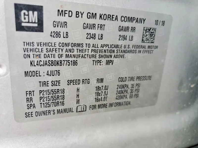 2019 BUICK ENCORE PREFERRED  