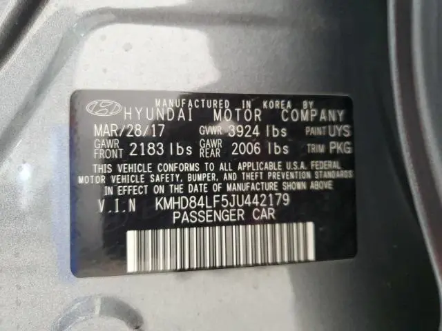 2018 HYUNDAI ELANTRA SEL  