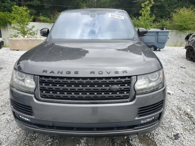 2017 LAND ROVER RANGE ROVER SUPERCHARGED  