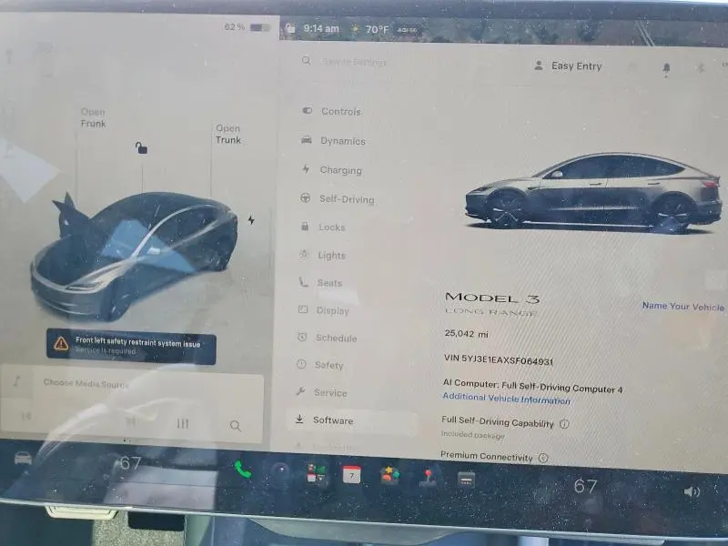 2025 TESLA MODEL 3   