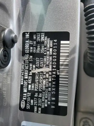 2013 KIA SORENTO LX  