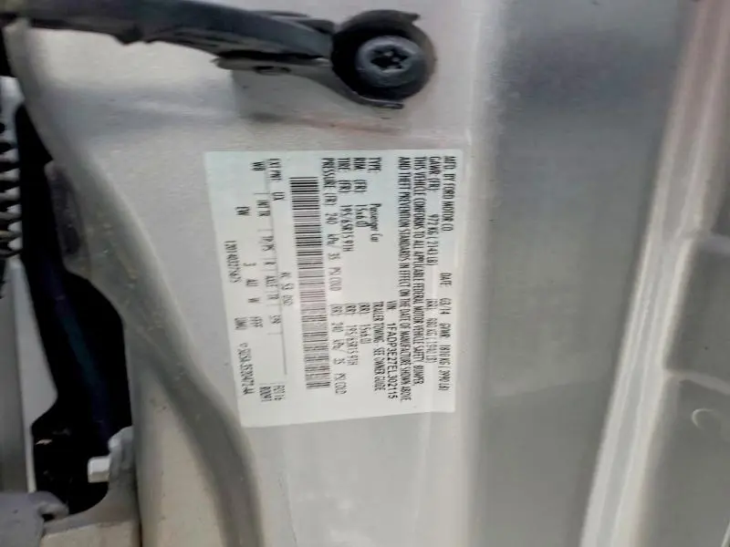 2014 FORD FOCUS S  
