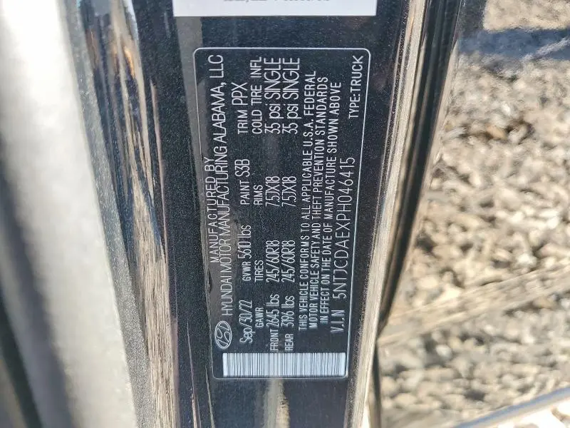 2023 HYUNDAI SANTA CRUZ SEL  