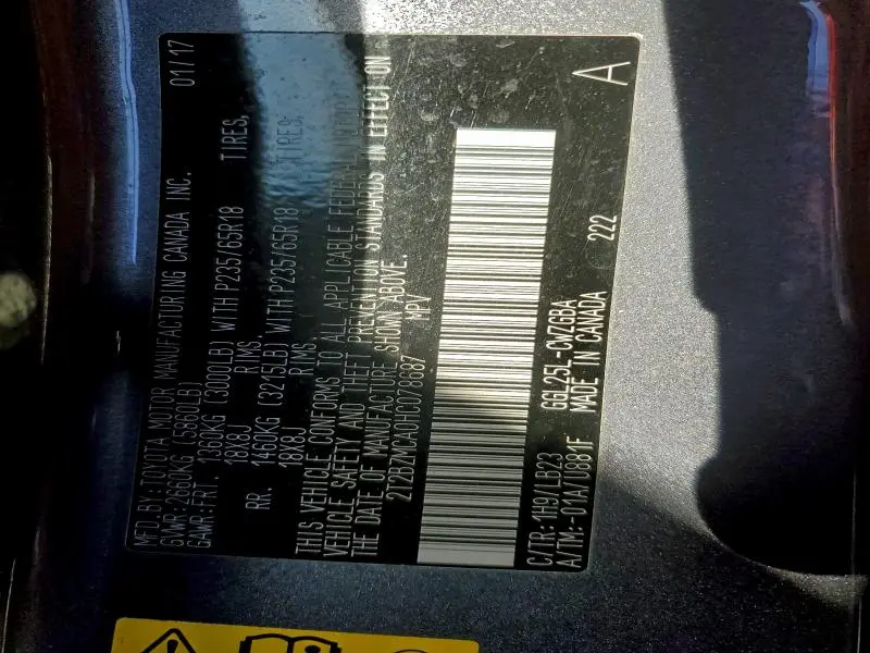 2017 LEXUS RX 350 BASE  