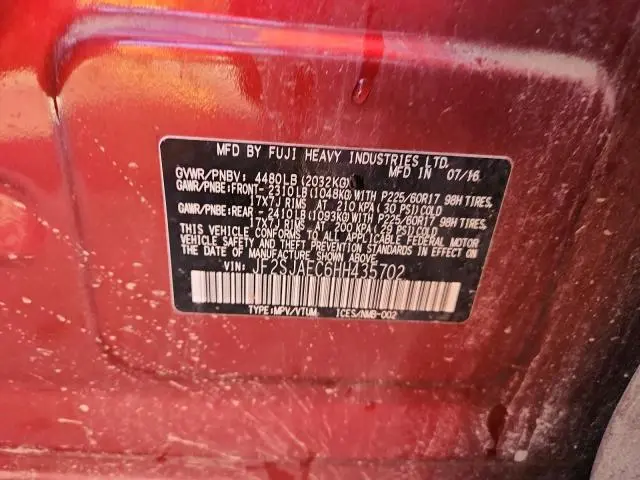 2017 SUBARU FORESTER 2.5I PREMIUM  