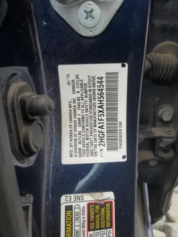 2010 HONDA CIVIC LX  