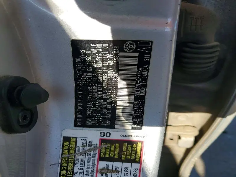 2014 TOYOTA COROLLA LE  
