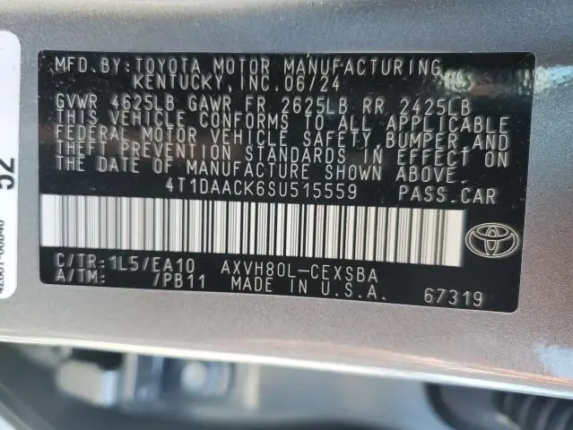 2025 TOYOTA CAMRY XSE  