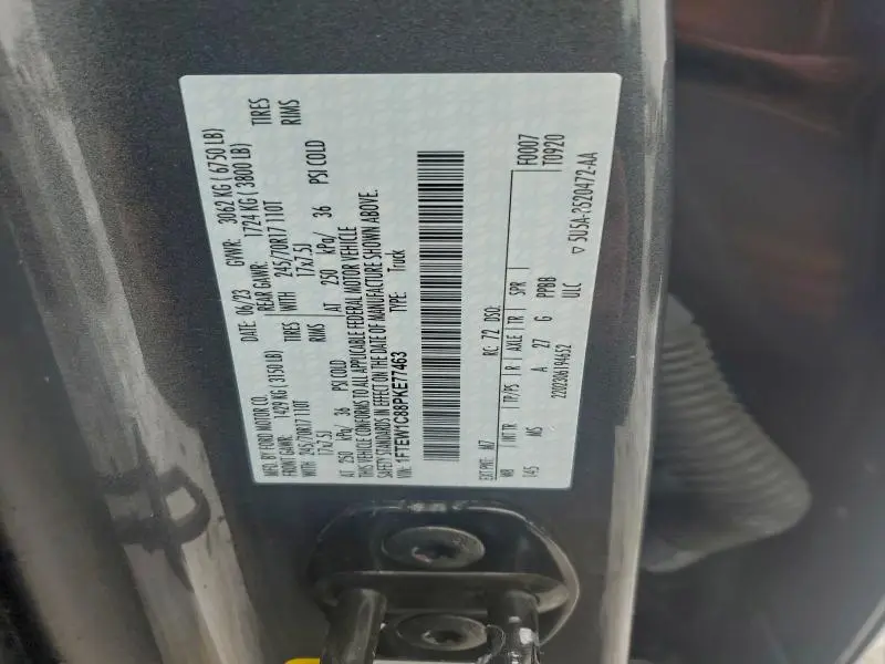 2023 FORD F150 SUPERCREW  