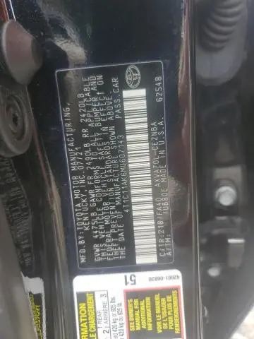 2021 TOYOTA CAMRY LE  