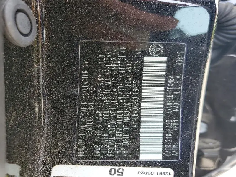 2025 TOYOTA CAMRY LE  