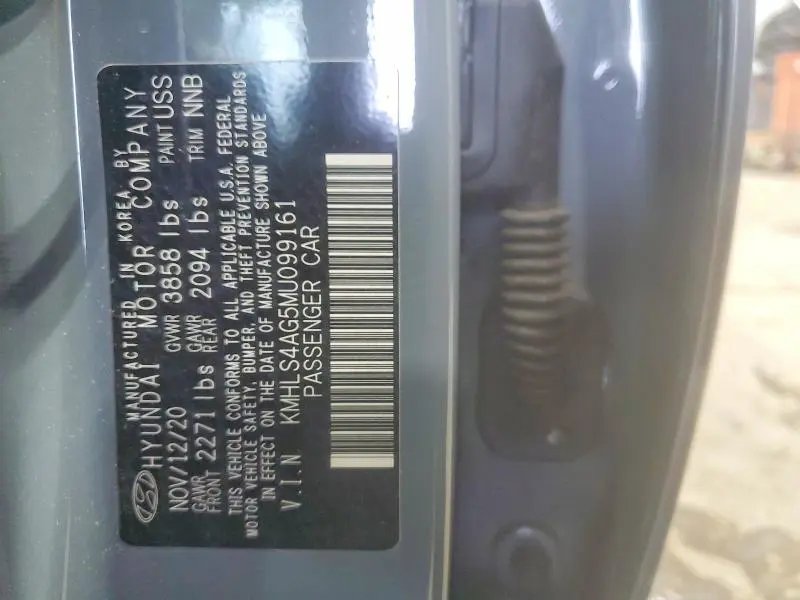 2021 HYUNDAI ELANTRA SEL  