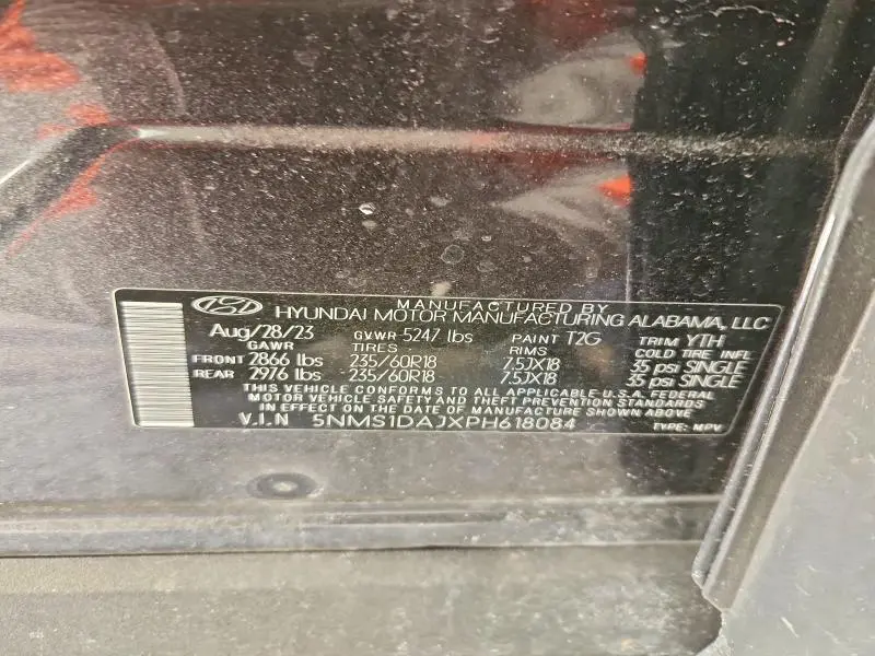 2023 HYUNDAI SANTA FE SE  