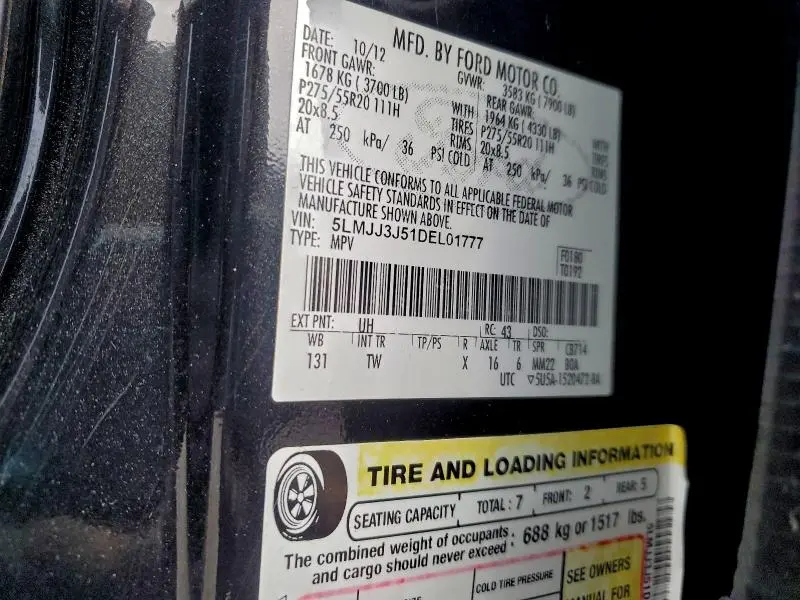 2013 LINCOLN NAVIGATOR L  