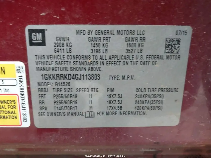 2016 GMC ACADIA SLT-1