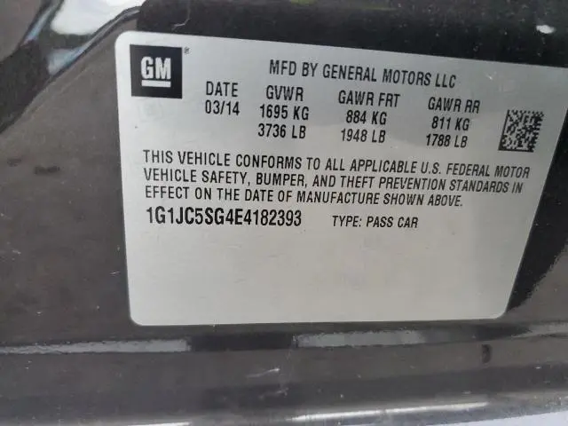 2014 CHEVROLET SONIC LT  
